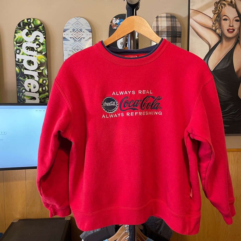 Coca Cola “Always Real, Always Refreshing” Crewneck.